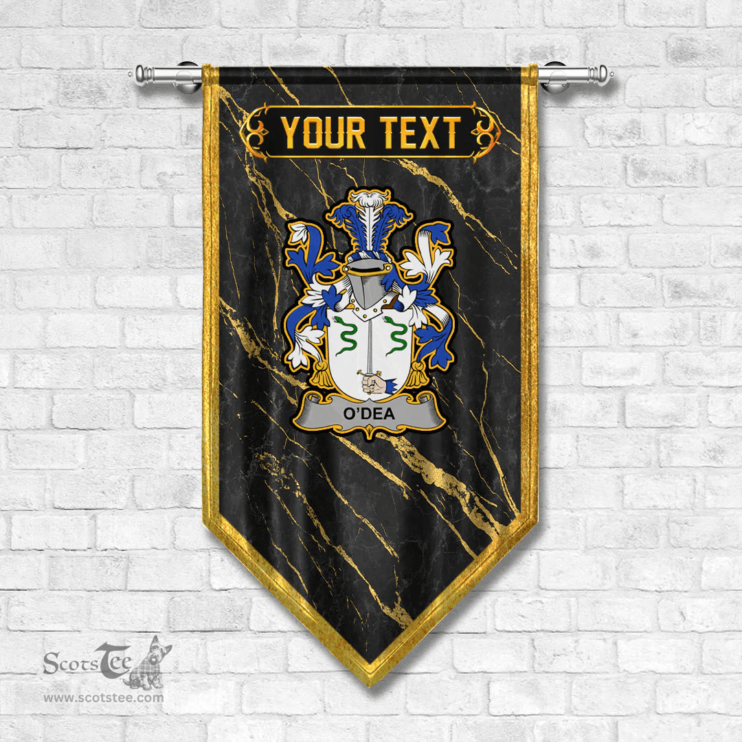 ScotsTee Shop Irish Dea or O Dea Coat of Arms Irish Family Crest Irish Gonfalon