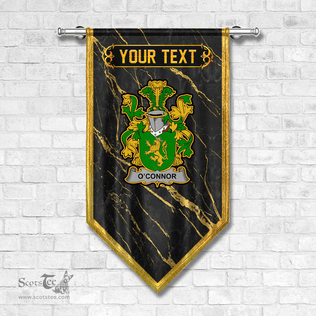 ScotsTee Shop Irish Connor or O Connor Kerry Coat of Arms Irish Family Crest Irish Gonfalon