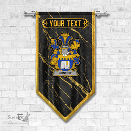 ScotsTee Shop Irish Conroy or O Mulconroy Coat of Arms Irish Family Crest Irish Gonfalon