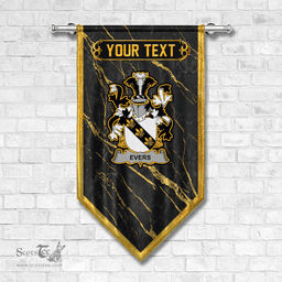 ScotsTee Shop Irish Evers Coat of Arms Irish Family Crest Irish Gonfalon