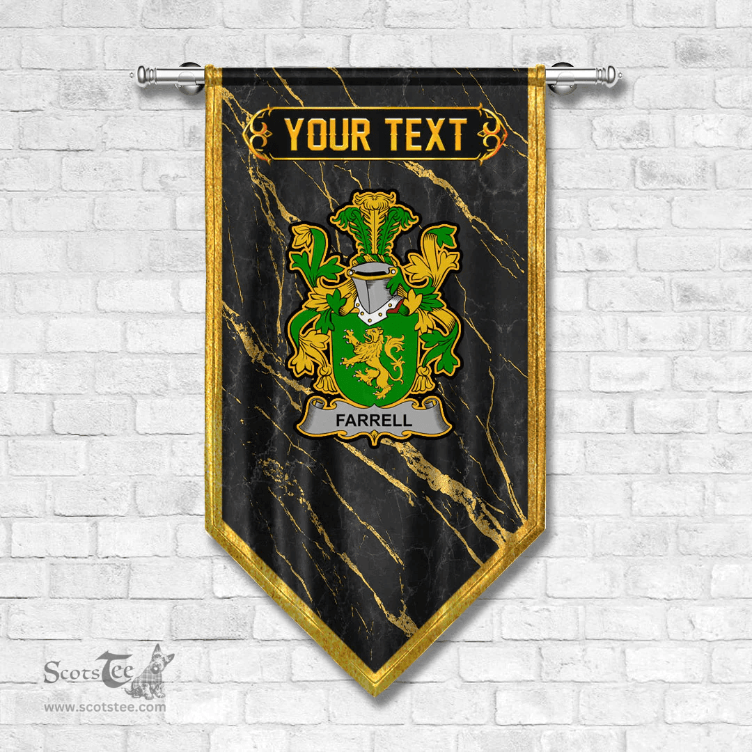 ScotsTee Shop Irish Farrell or O Ferrell Coat of Arms Irish Family Crest Irish Gonfalon