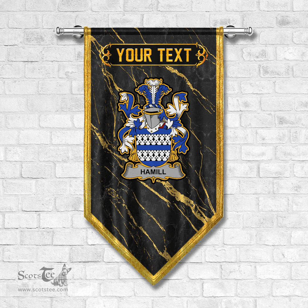 ScotsTee Shop Irish Hamill Coat of Arms Irish Family Crest Irish Gonfalon