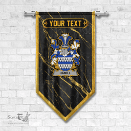 ScotsTee Shop Irish Hamill Coat of Arms Irish Family Crest Irish Gonfalon