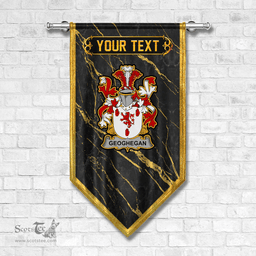 ScotsTee Shop Irish Geoghegan or O Geoghegan Coat of Arms Irish Family Crest Irish Gonfalon