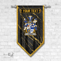ScotsTee Shop Irish Hagan or O Hagan Coat of Arms Irish Family Crest Irish Gonfalon