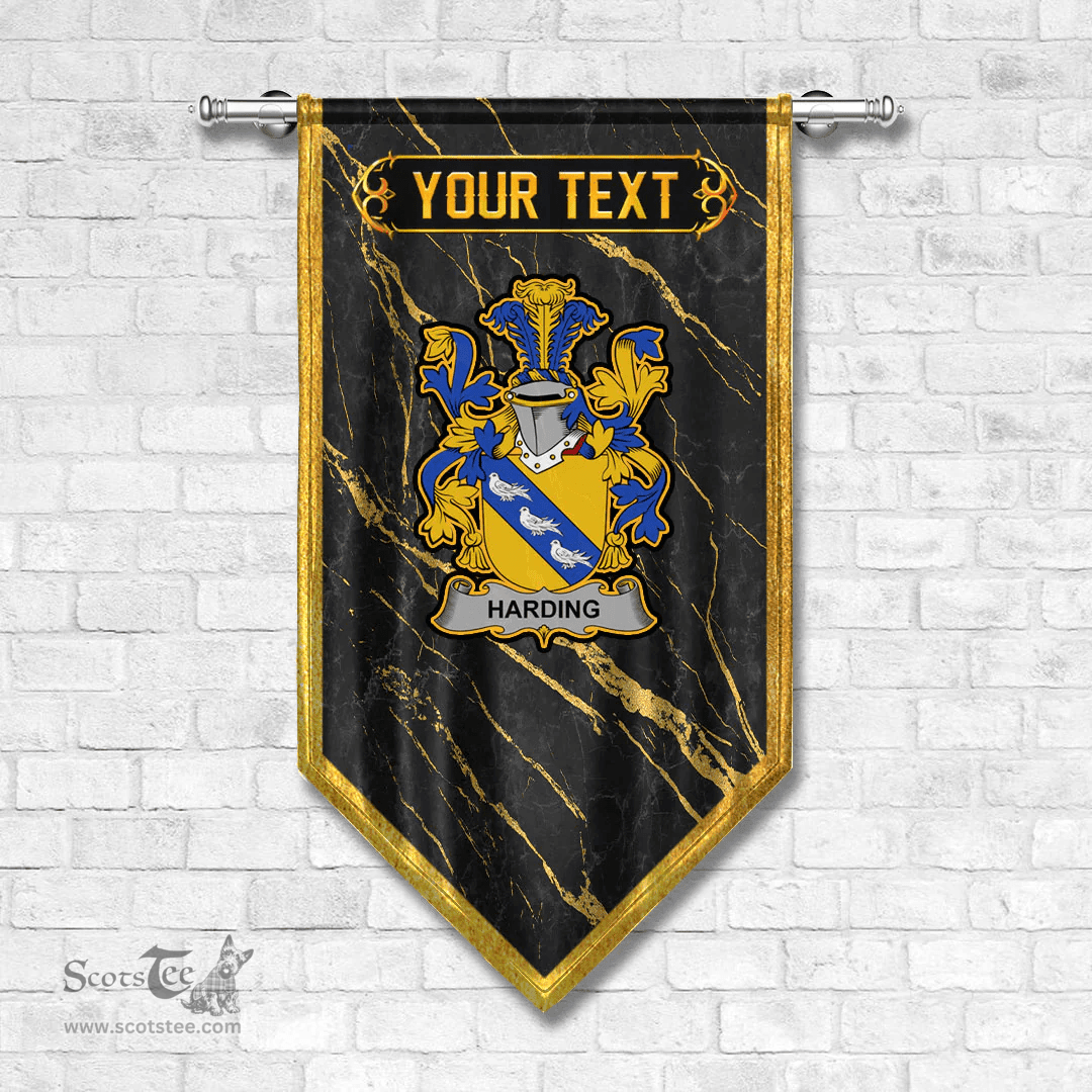 ScotsTee Shop Irish Harding Coat of Arms Irish Family Crest Irish Gonfalon