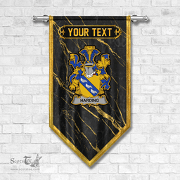 ScotsTee Shop Irish Harding Coat of Arms Irish Family Crest Irish Gonfalon
