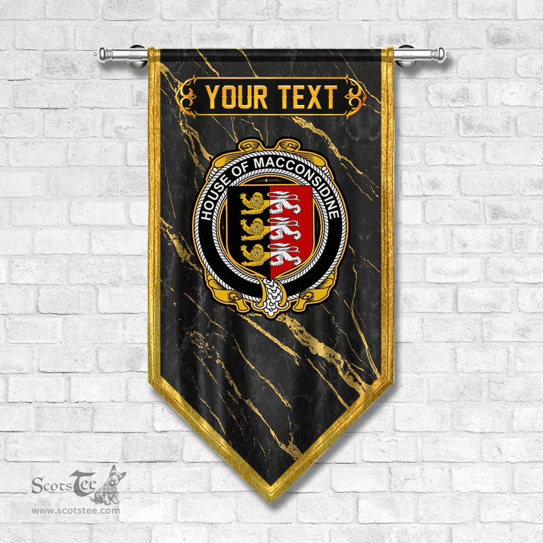 ScotsTee Shop Irish House of MACCONSIDINE Coat of Arms Irish Family Crest Irish Gonfalon
