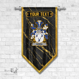 ScotsTee Shop Irish Hanna or O Hanna Coat of Arms Irish Family Crest Irish Gonfalon
