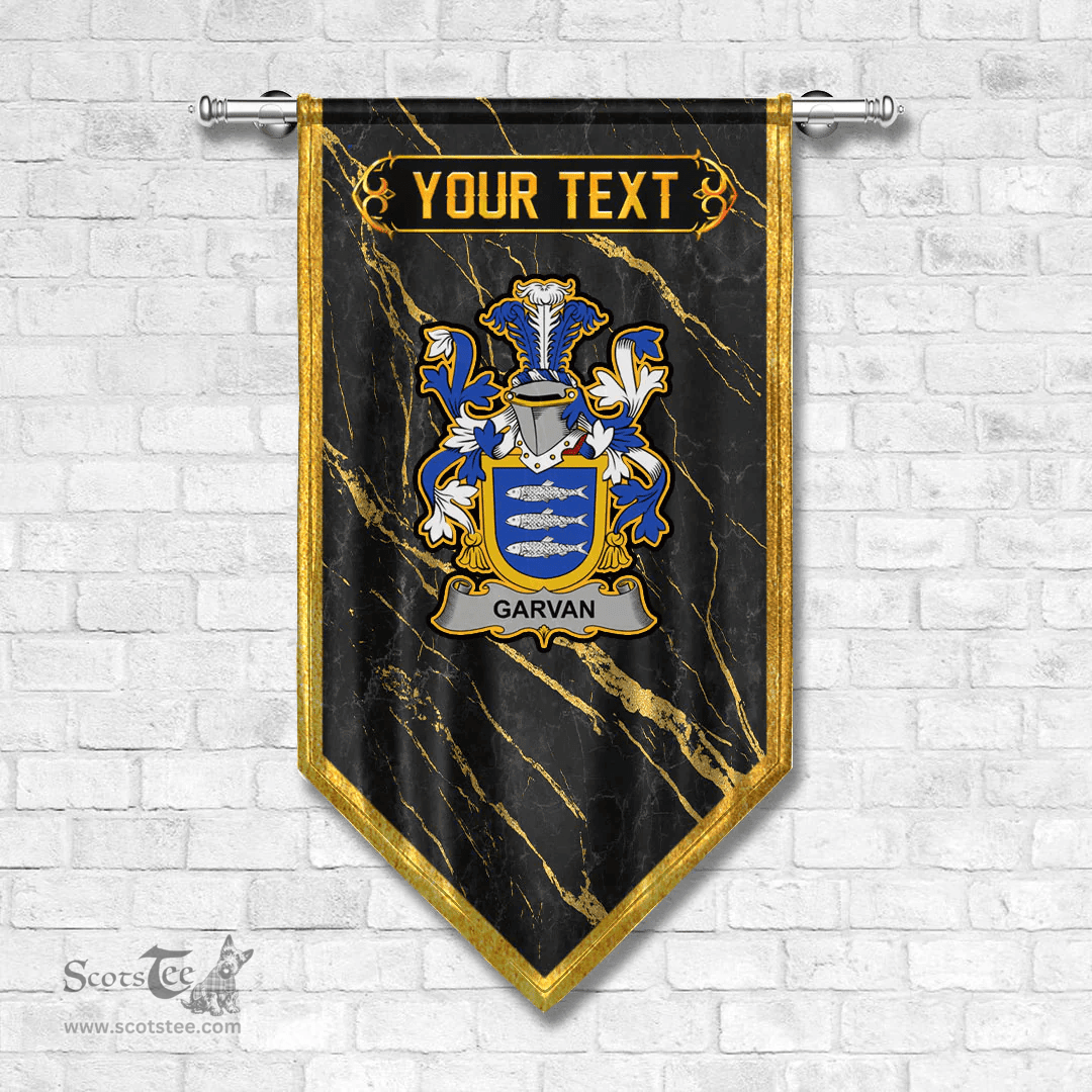 ScotsTee Shop Irish Garvan or O Garvan Coat of Arms Irish Family Crest Irish Gonfalon