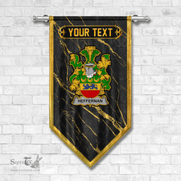 ScotsTee Shop Irish Heffernan or O Heffernan Coat of Arms Irish Family Crest Irish Gonfalon