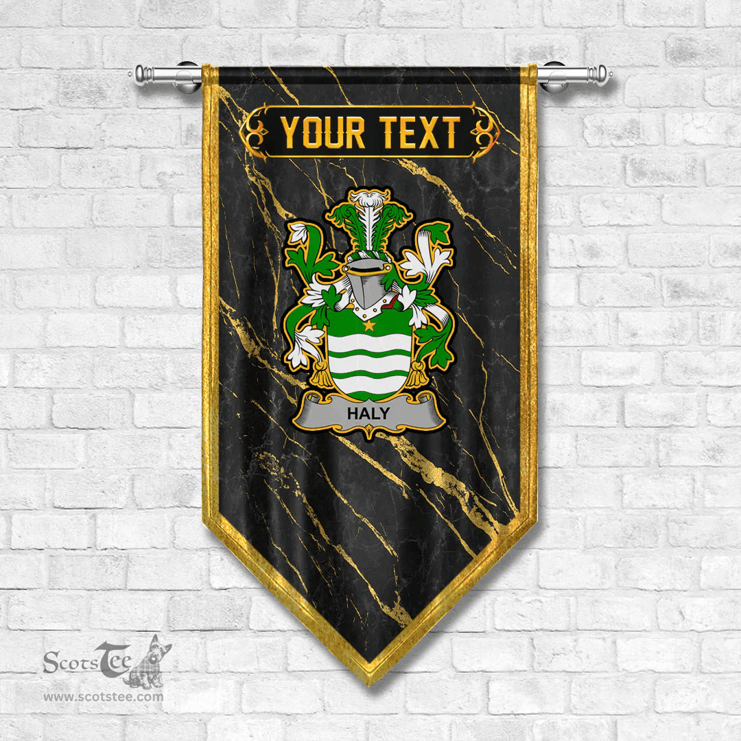 ScotsTee Shop Irish Haly Coat of Arms Irish Family Crest Irish Gonfalon