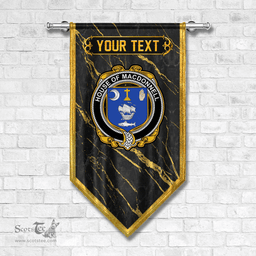 ScotsTee Shop Irish House of MACDONNELL Clare and Connacht Coat of Arms Irish Family Crest Irish Gonfalon