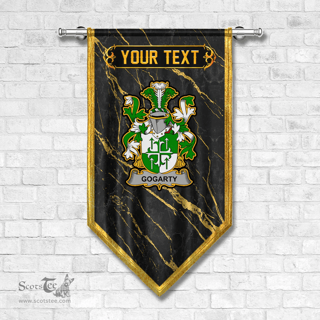 ScotsTee Shop Irish Gogarty Coat of Arms Irish Family Crest Irish Gonfalon