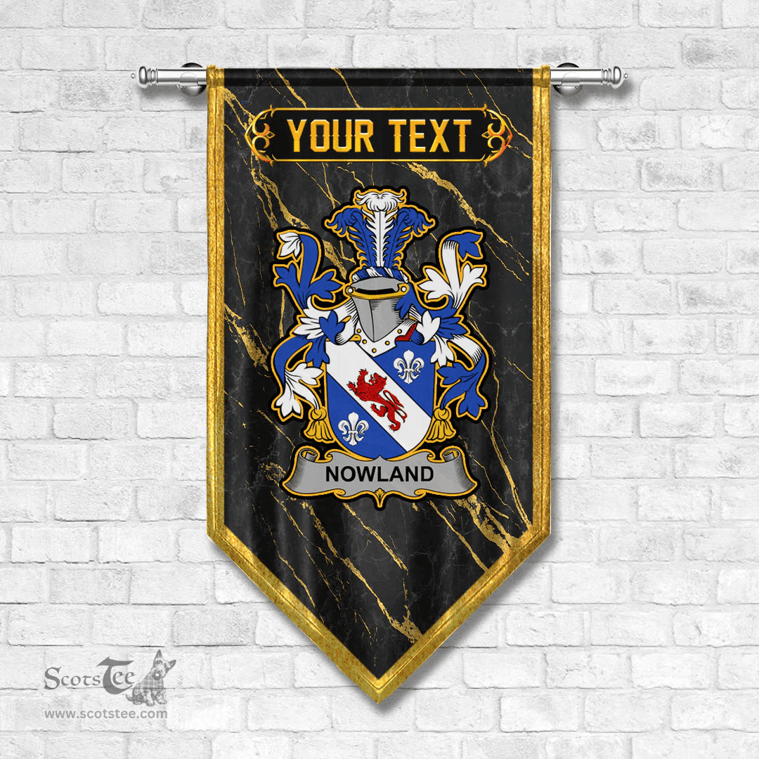 ScotsTee Shop Irish Nowland Coat of Arms Irish Family Crest Irish Gonfalon