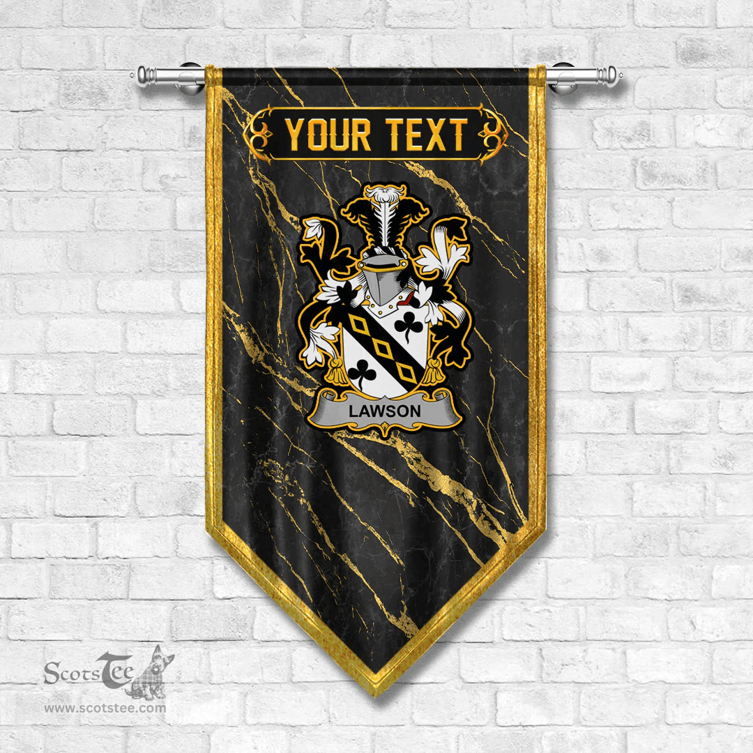 ScotsTee Shop Irish Lawson Coat of Arms Irish Family Crest Irish Gonfalon