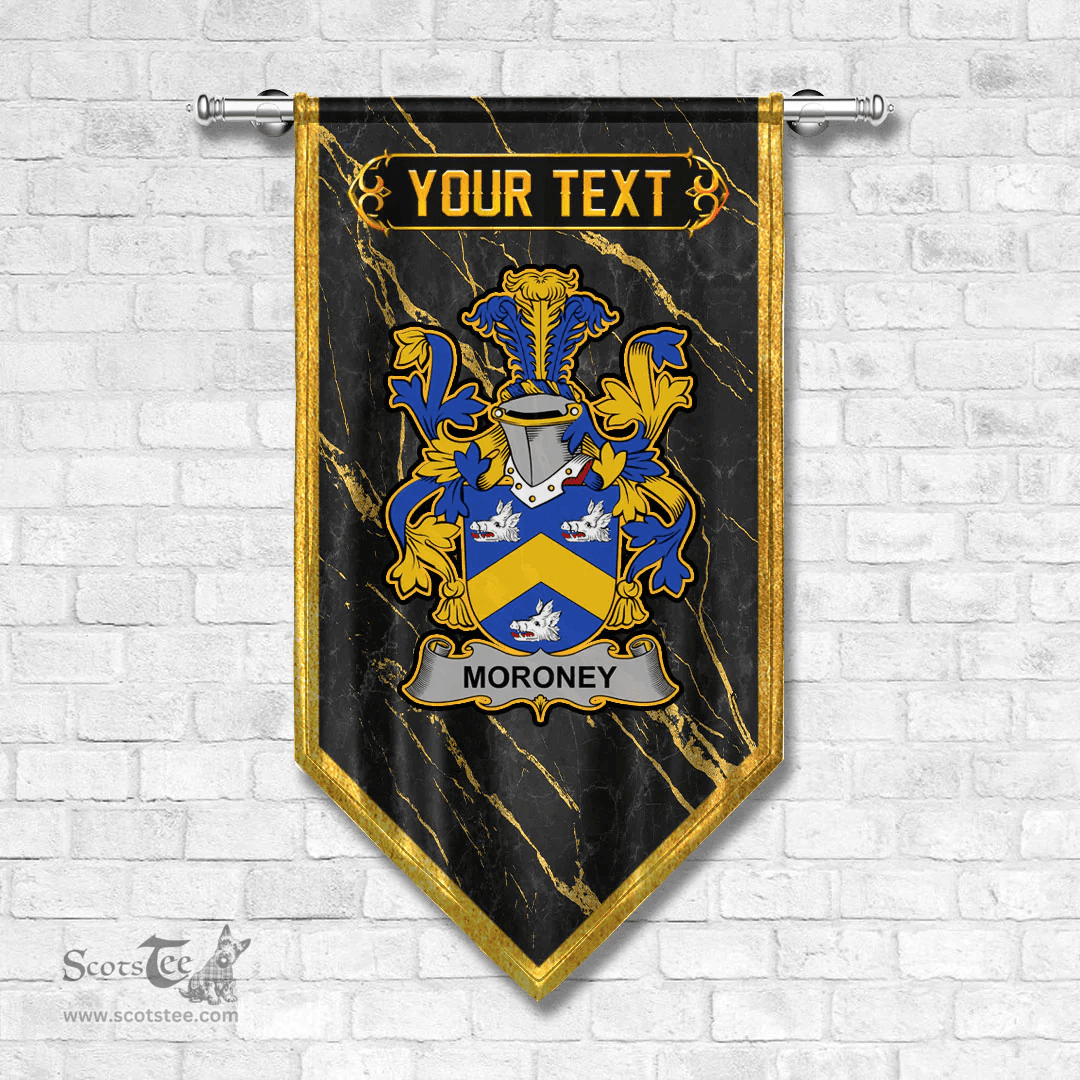ScotsTee Shop Irish Moroney or O Moroney Coat of Arms Irish Family Crest Irish Gonfalon