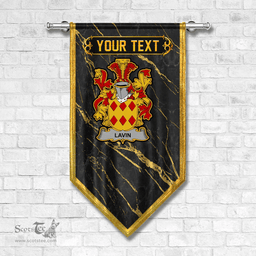 ScotsTee Shop Irish Lavin or O Lavin Coat of Arms Irish Family Crest Irish Gonfalon