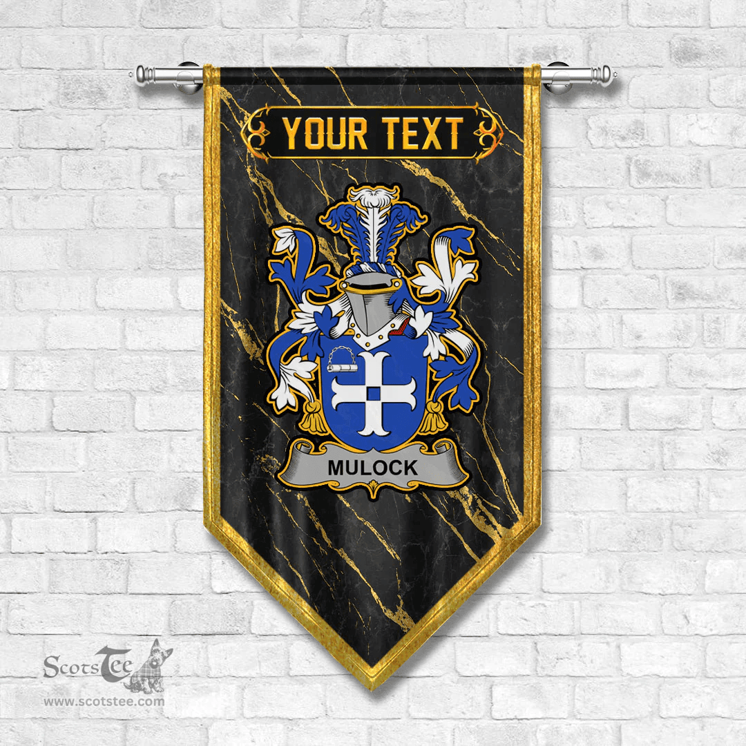 ScotsTee Shop Irish Mulock or Mullock Coat of Arms Irish Family Crest Irish Gonfalon