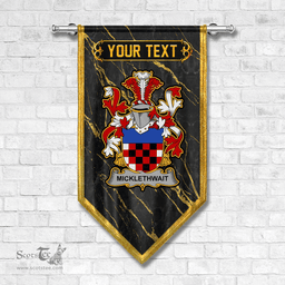 ScotsTee Shop Irish Micklethwait Coat of Arms Irish Family Crest Irish Gonfalon
