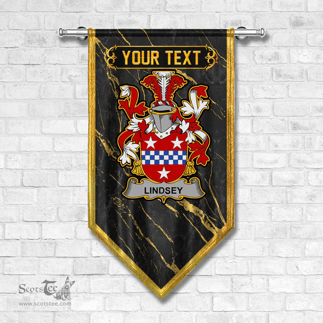 ScotsTee Shop Irish Lindsey Coat of Arms Irish Family Crest Irish Gonfalon