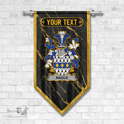 ScotsTee Shop Irish Nagle Coat of Arms Irish Family Crest Irish Gonfalon
