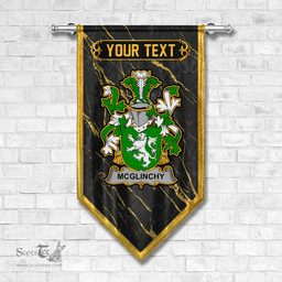 ScotsTee Shop Irish McGlinchy or McGlinchey Coat of Arms Irish Family Crest Irish Gonfalon
