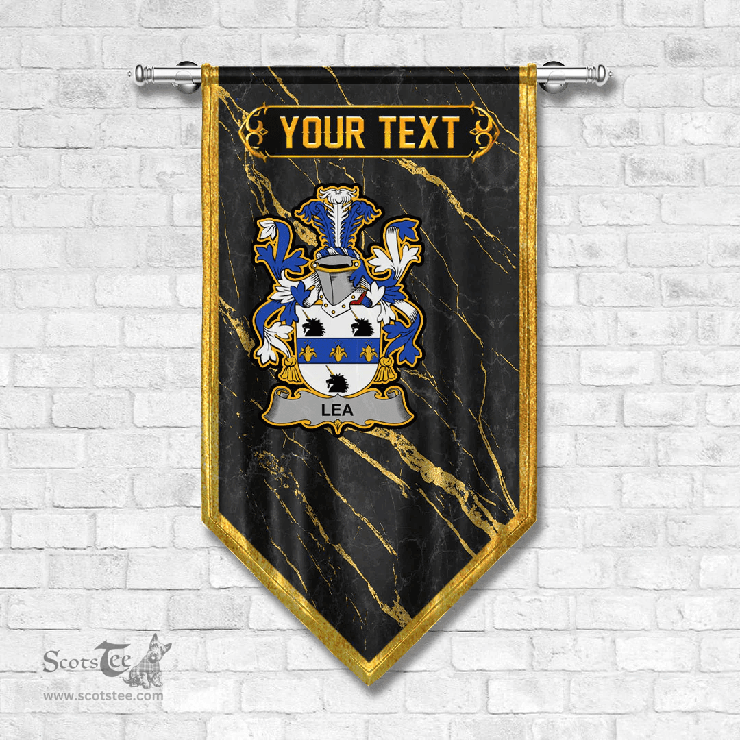 ScotsTee Shop Irish Lea or McLea Coat of Arms Irish Family Crest Irish Gonfalon