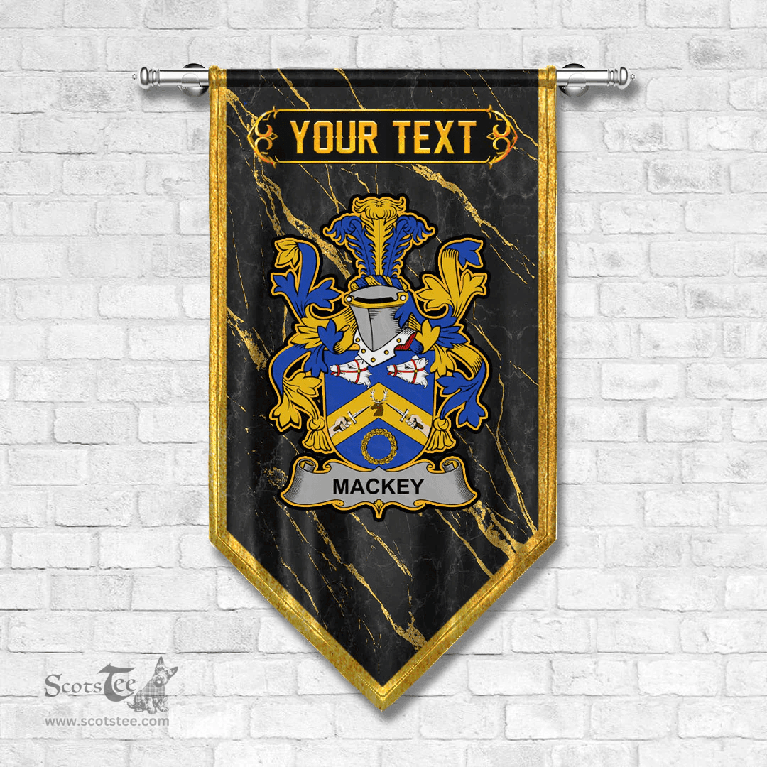 ScotsTee Shop Irish Mackey Coat of Arms Irish Family Crest Irish Gonfalon