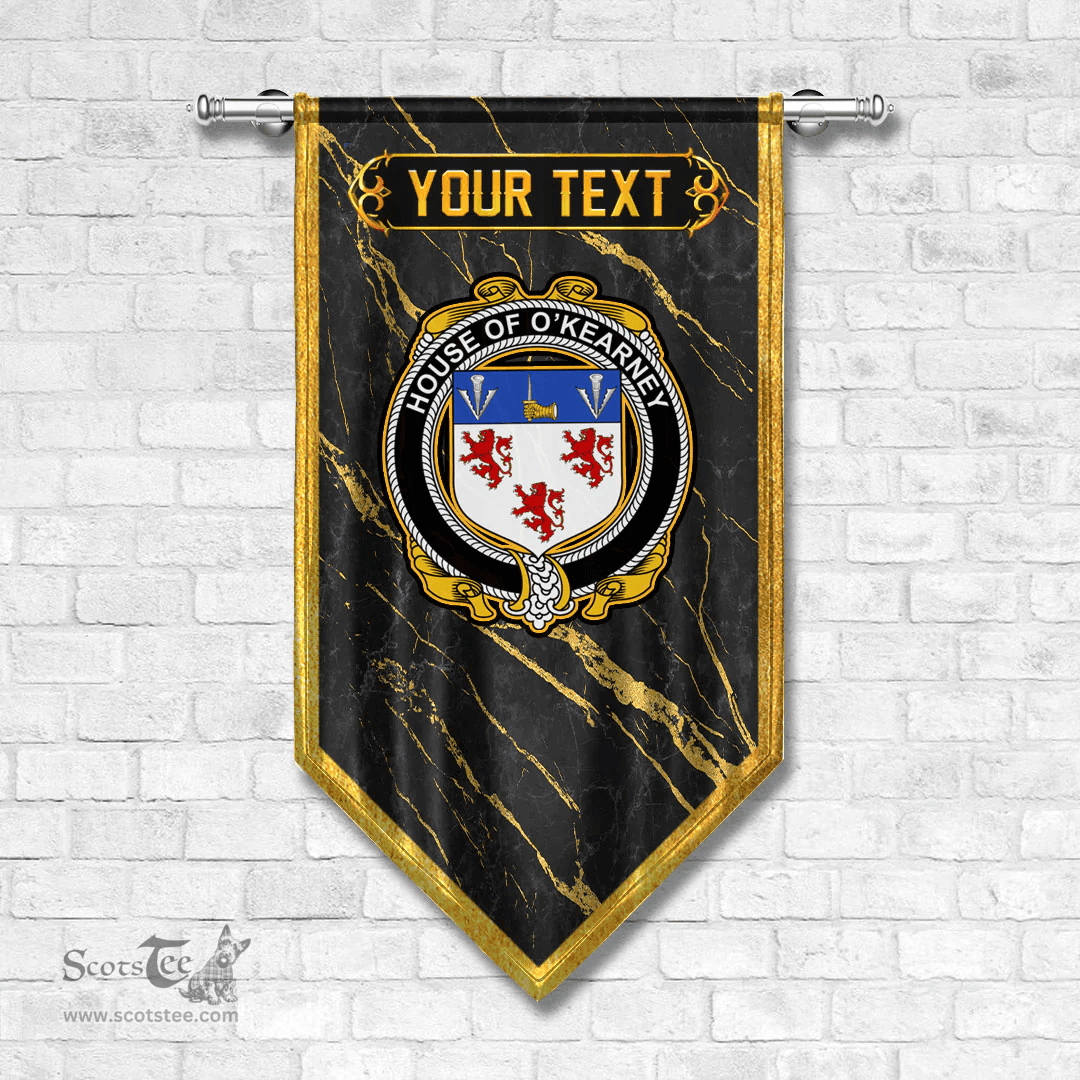 ScotsTee Shop Irish House of O KEARNEY Coat of Arms Irish Family Crest Irish Gonfalon