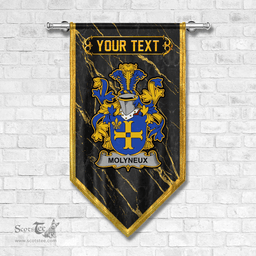 ScotsTee Shop Irish Molyneux Coat of Arms Irish Family Crest Irish Gonfalon