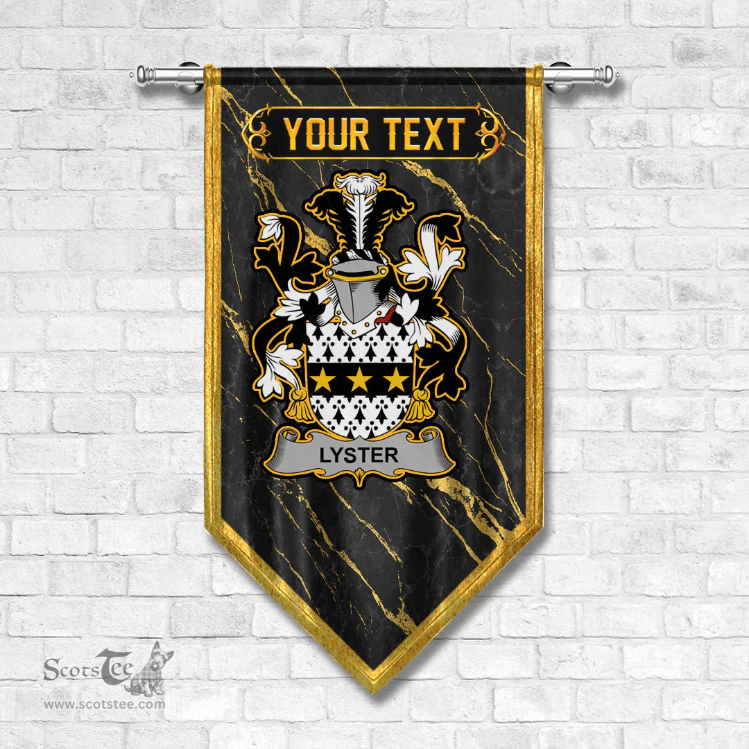 ScotsTee Shop Irish Lyster Coat of Arms Irish Family Crest Irish Gonfalon