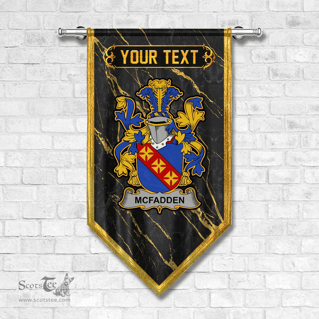 ScotsTee Shop Irish McFadden or McFadyen Coat of Arms Irish Family Crest Irish Gonfalon