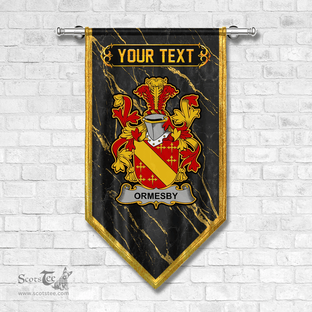 ScotsTee Shop Irish Ormesby Coat of Arms Irish Family Crest Irish Gonfalon