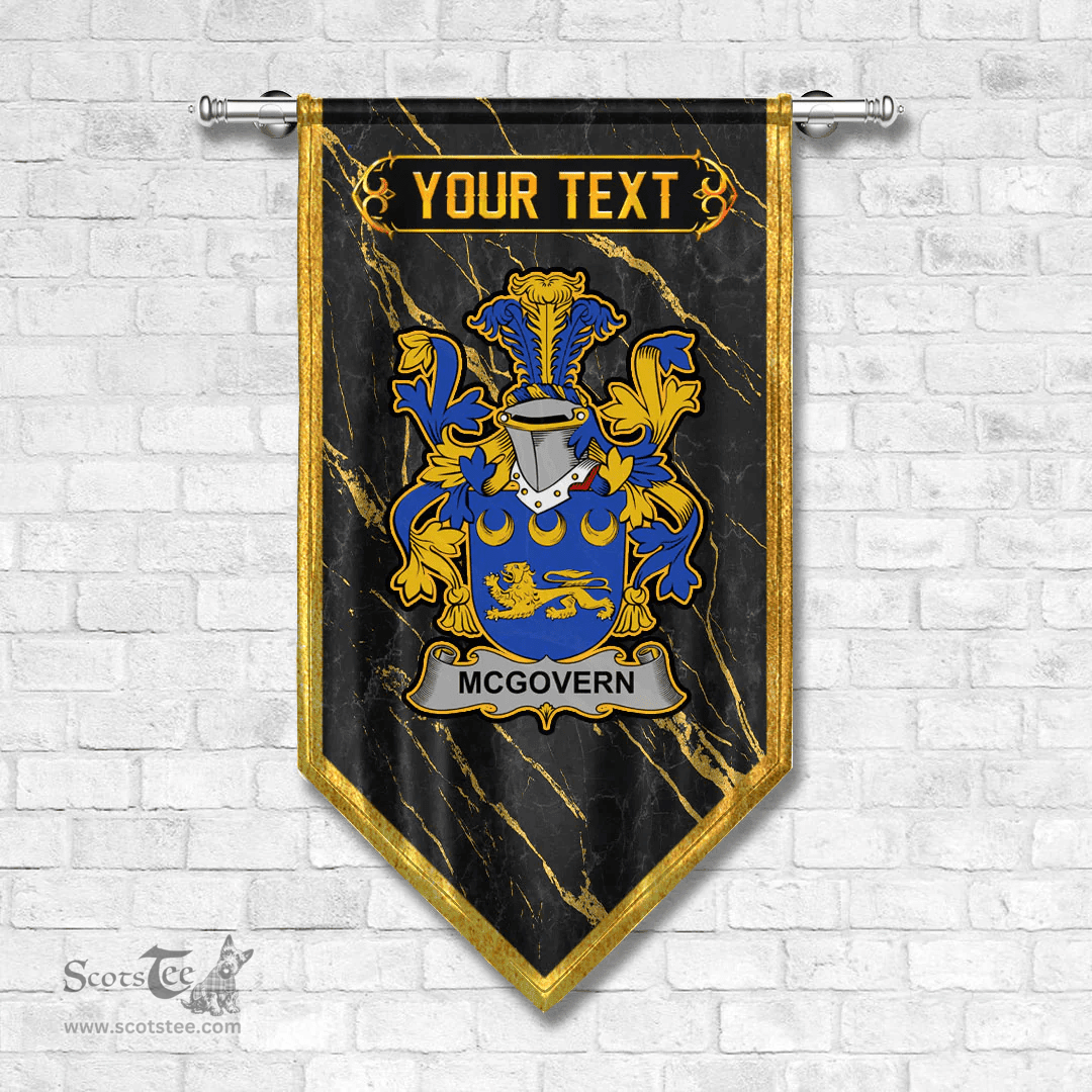 ScotsTee Shop Irish McGovern or McGauran Coat of Arms Irish Family Crest Irish Gonfalon