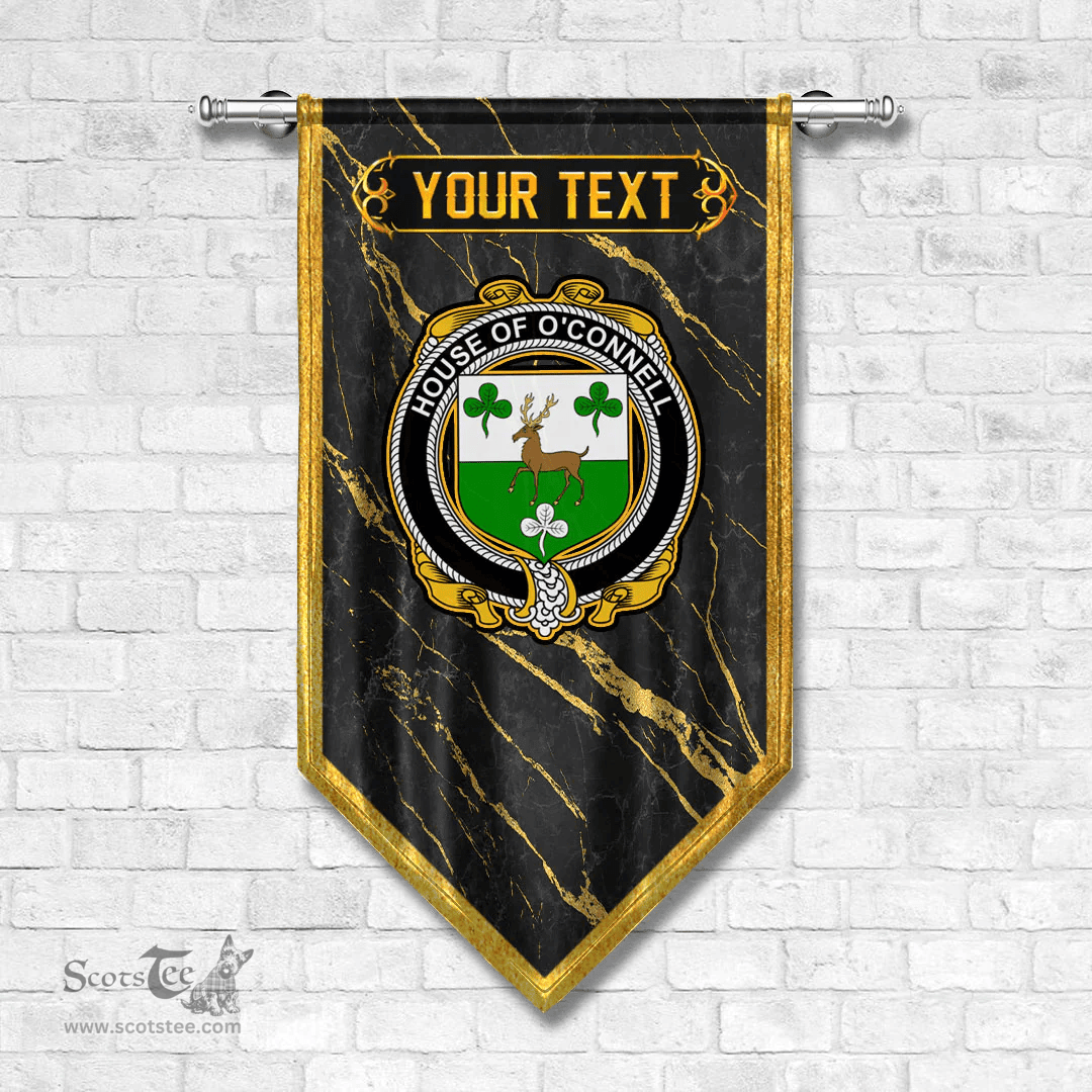 ScotsTee Shop Irish House of O CONNELL Coat of Arms Irish Family Crest Irish Gonfalon