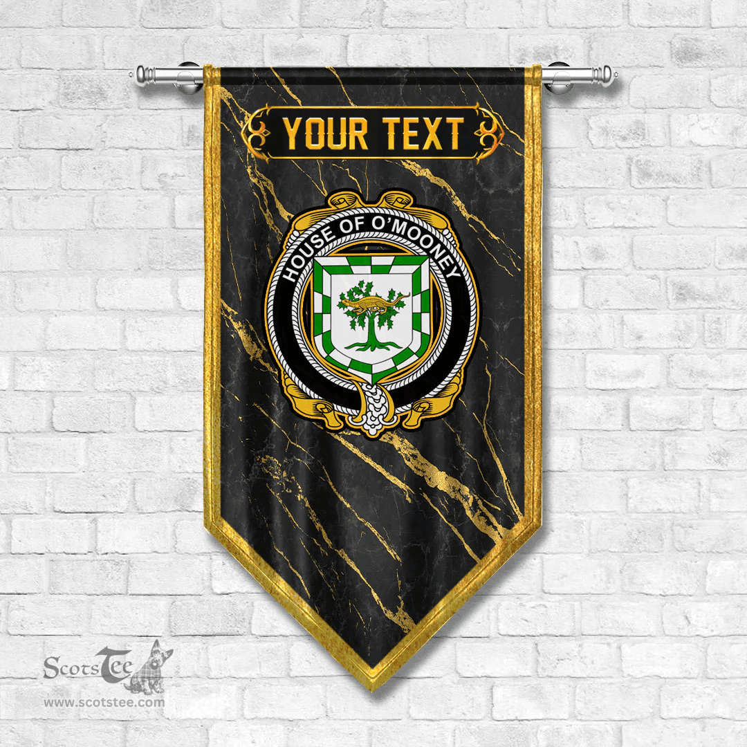 ScotsTee Shop Irish House of O MOONEY Coat of Arms Irish Family Crest Irish Gonfalon