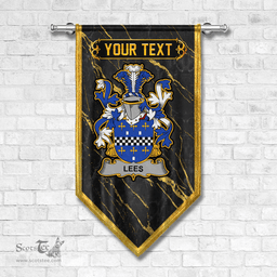 ScotsTee Shop Irish Lees or McAleese Coat of Arms Irish Family Crest Irish Gonfalon