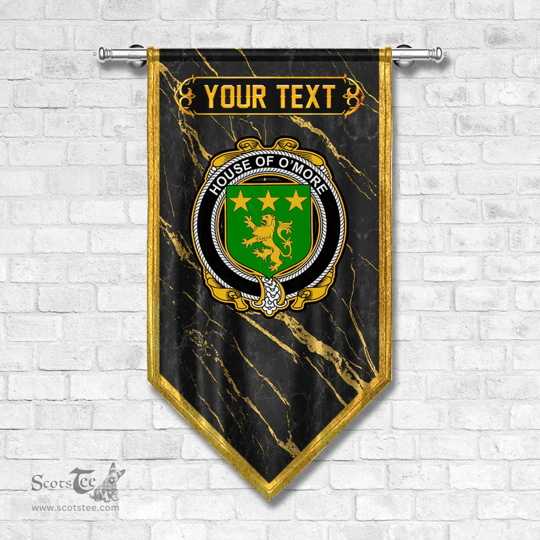 ScotsTee Shop Irish House of O MORE Coat of Arms Irish Family Crest Irish Gonfalon