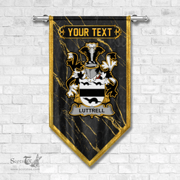 ScotsTee Shop Irish Luttrell Coat of Arms Irish Family Crest Irish Gonfalon
