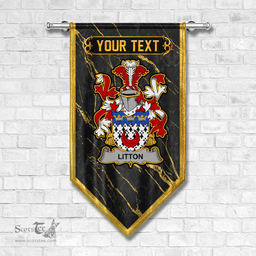 ScotsTee Shop Irish Litton Coat of Arms Irish Family Crest Irish Gonfalon