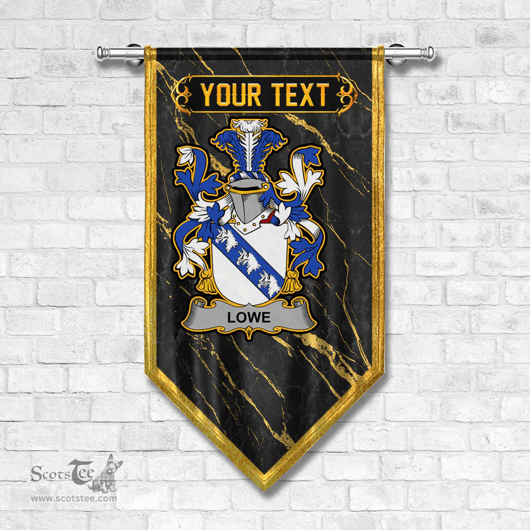 ScotsTee Shop Irish Lowe Coat of Arms Irish Family Crest Irish Gonfalon