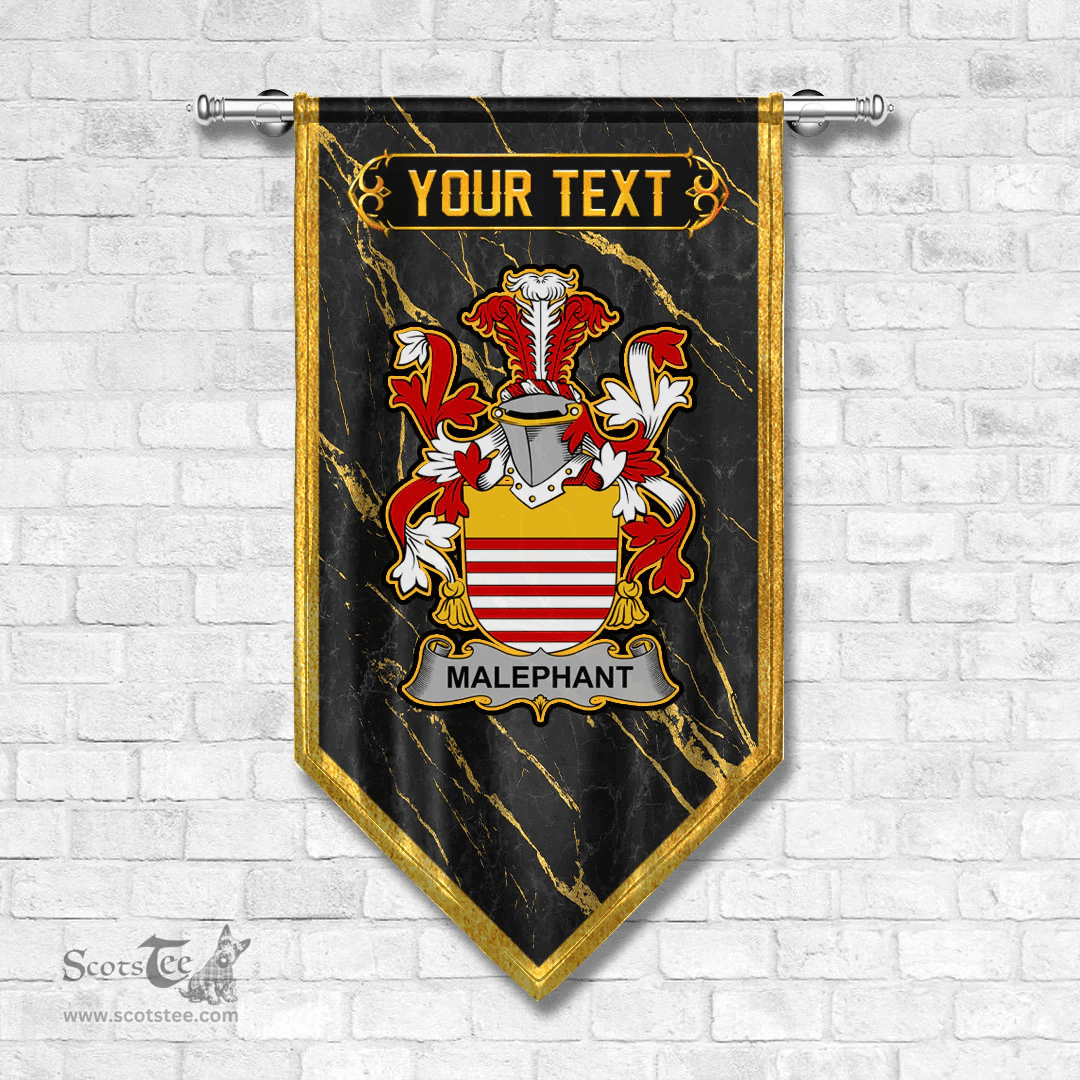 ScotsTee Shop Irish Malaphant Coat of Arms Irish Family Crest Irish Gonfalon