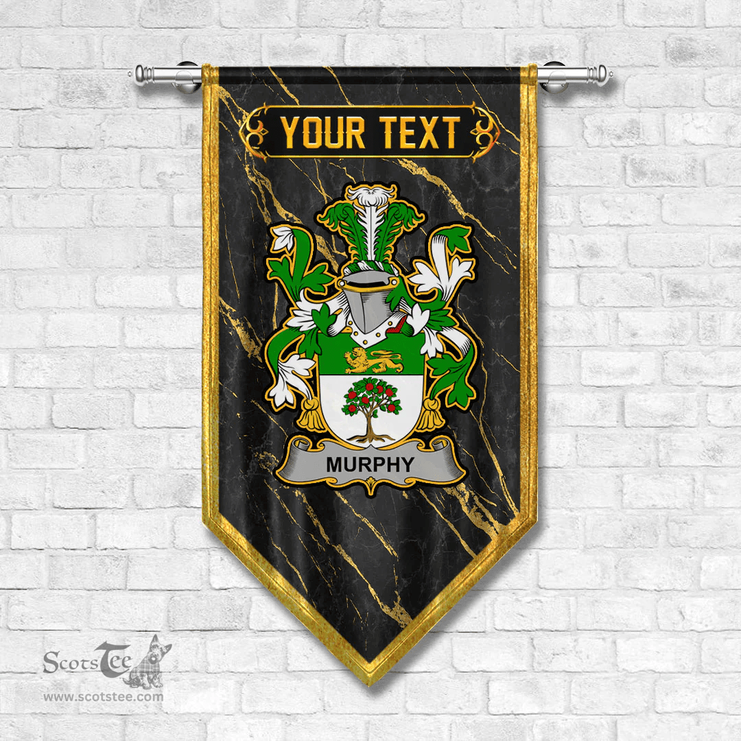 ScotsTee Shop Irish Murphy Wexford Coat of Arms Irish Family Crest Irish Gonfalon