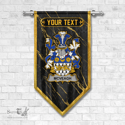 ScotsTee Shop Irish McVeagh or McFingah Coat of Arms Irish Family Crest Irish Gonfalon