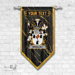 ScotsTee Shop Irish Whalley Coat of Arms Irish Family Crest Irish Gonfalon
