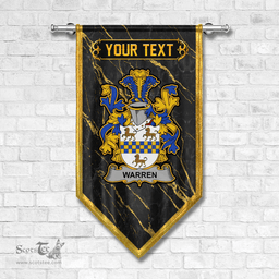 ScotsTee Shop Irish Warren Coat of Arms Irish Family Crest Irish Gonfalon