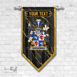 ScotsTee Shop Irish Shearman Coat of Arms Irish Family Crest Irish Gonfalon