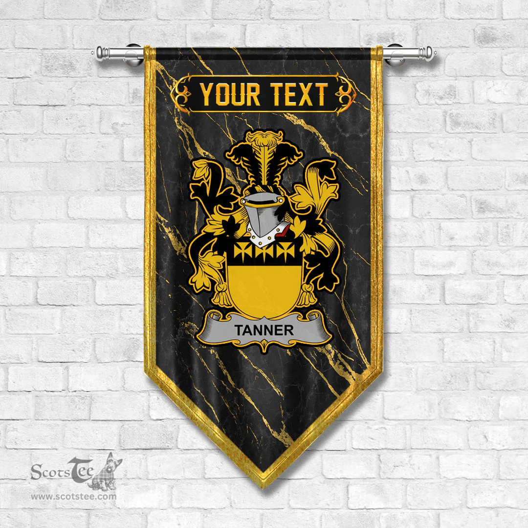 ScotsTee Shop Irish Tanner Coat of Arms Irish Family Crest Irish Gonfalon