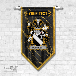 ScotsTee Shop Irish Plunkett Coat of Arms Irish Family Crest Irish Gonfalon